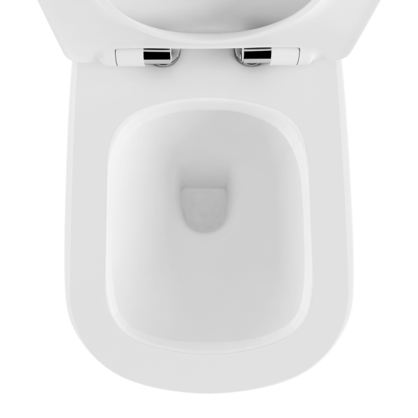 Комплект 5 в 1 Lavinia Boho Bell Pro 87060205, приставной унитаз, сиденье микролифт, бачок скрытого монтажа, крепление, клавиша смыва, диспенсер