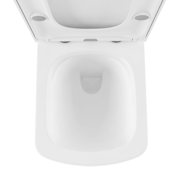 Комплект 5 в 1 Lavinia Boho Relfix Aveo Rimless 87060263: приставной безободковый унитаз, сиденье микролифт, бачок скрытого монтажа, крепление, клавиша смыва, диспенсер