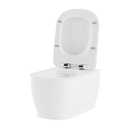 Комплект 6 в 1 Lavinia Boho Bell Pro Rimless 77040040, премиум с пластиковой черной клавишей, инсталляцией и унитазом