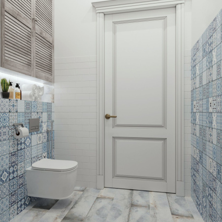 Комплект 6 в 1 Lavinia Boho Bell Pro Rimless 77050128, премиум с пластиковой черной клавишей, удлиненным крепежом, инсталляцией и унитазом