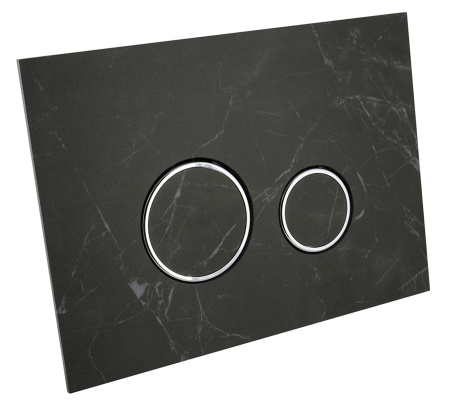 Комплект 6 в 1 Lavinia Boho Bristol Rimless 75110219, премиум с каменной черно-серой клавишей, инсталляцией и унитазом