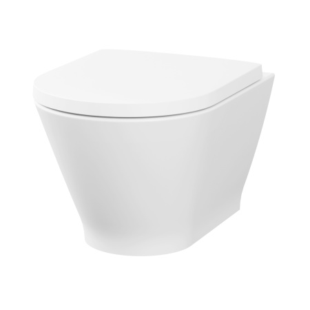 Комплект 6 в 1 Lavinia Boho Elegant Rimless 87561082, премиум с пластиковой черно-золотистой клавишей, инсталляцией и унитазом