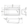 Комплект 4 в 1 Lavinia Boho Catani S2-371217PR, акриловая ванна 170x80 см (правый разворот), усиленный металлический каркас с монтажным набором, мягкий силиконовый подголовник, лицевой экран