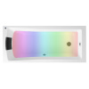 Комплект 4 в 1 Lavinia Boho One S3-3701008P, акриловая ванна 180x80 см, металлический каркас с монтажным набором, мягкий подголовник, хромотерапия
