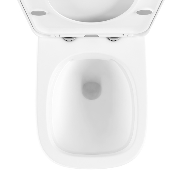 Комплект 2 в 1 Lavinia Boho Bristol Rimless 21020007, чаша подвесного унитаза 2 штуки, быстросъемное сиденье микролифт из прочного дюропласта с хромированными металлическими петлями 2 штуки