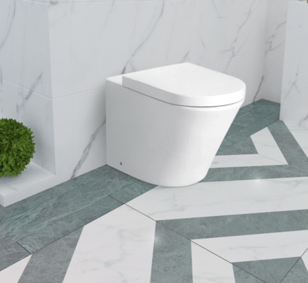 Комплект 4 в 1 Lavinia Boho Biore 77060239, приставной унитаз, сиденье микролифт, бачок скрытого монтажа, крепление, клавиша смыва