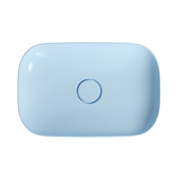 Набор 2 в 1 Wellsee Croquis 150307001, накладные раковины 2 шт, 60 см, голубой