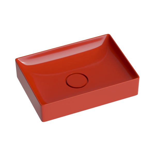 Набор 2 в 1 Wellsee Pure BY Wellsee 150710001, накладные раковины 2 шт, 50 см, красный