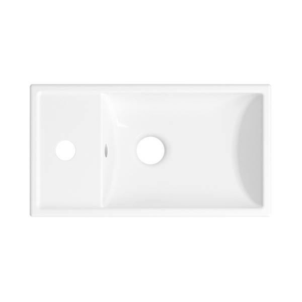 Набор 2 в 1 Wellsee WC Area 151802001, подвесные/накладные раковины 2 шт, 40 см