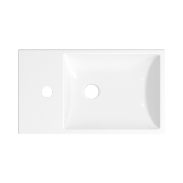 Набор 2 в 1 Wellsee WC Area 151804001, подвесные/накладные раковины 2 шт, 45 см