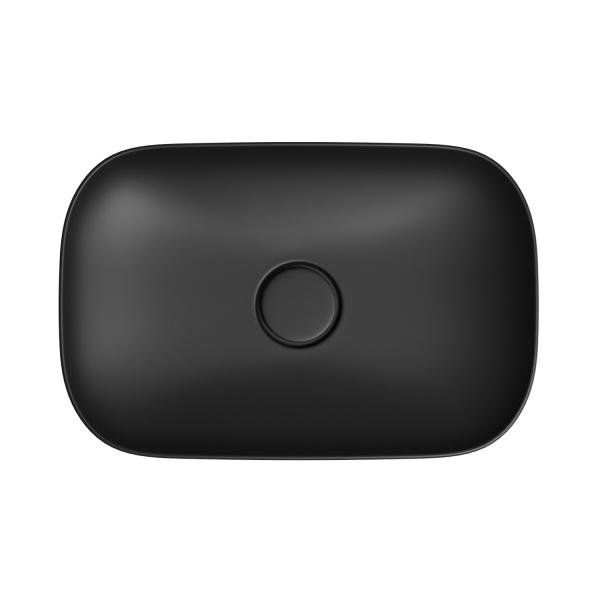 Накладная раковина  Wellsee Croquis 150302000, 60 см матовый черный