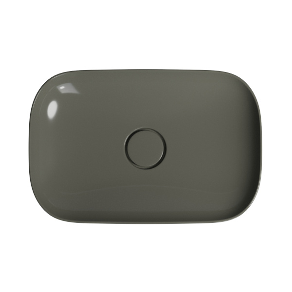 Накладная раковина Wellsee Croquis 150304000, 60 см антрацит