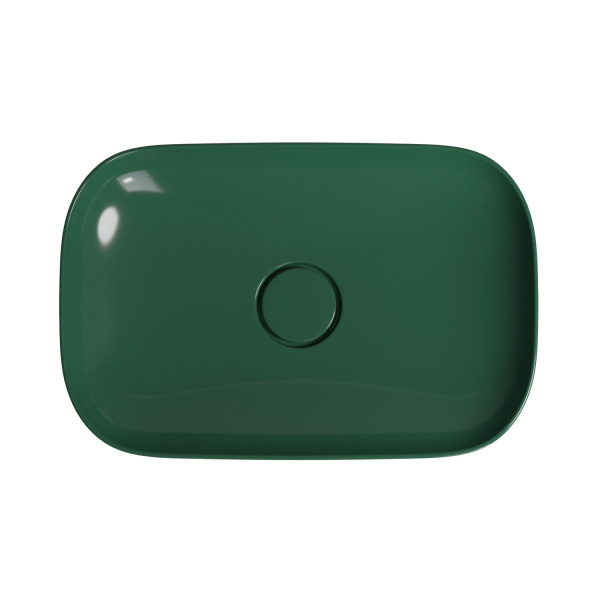 Накладная раковина Wellsee Croquis 150305000 60 см темно-зеленый