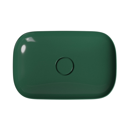 Накладная раковина Wellsee Croquis 150305000 60 см темно-зеленый