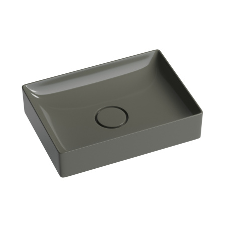 Накладная раковина Wellsee Pure BY Wellsee 150705000 50 см антрацит Накладная раковина Wellsee Pure BY Wellsee 150705000 50 см антрацит