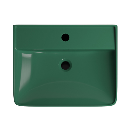Подвесная раковина Wellsee FR.Euphoria 150103000, 51 см, темно-зеленый
