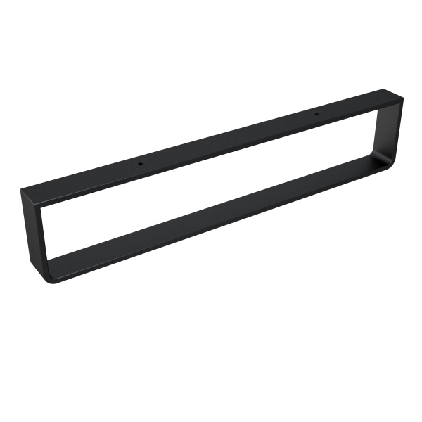 Набор 2 в 1 Wellsee Genuine Tree 162001005, столешница под раковину (80 х 50 см, структурный белый), полотенцедержатель (матовый черный)