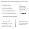 Набор 2 в 1 Wellsee Genuine Tree 162019005, столешница под раковину (120 х 50 см, матовый белый), полотенцедержатель (матовый черный)