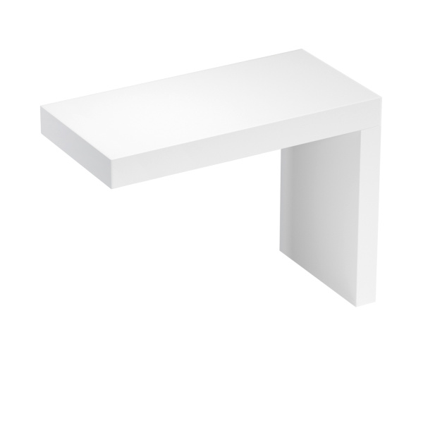 Набор 2 в 1 Wellsee Genuine Tree 162017001, столешница под раковину (80 х 50 см), опора для столешницы, матовый белый