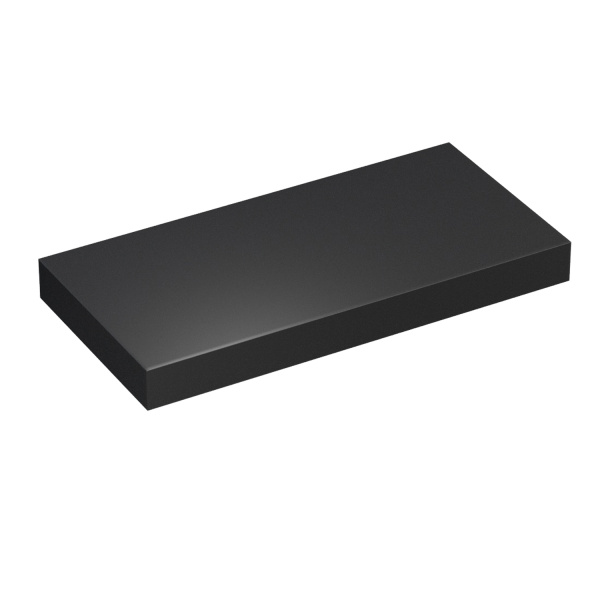 Набор 3 в 1 Wellsee Genuine Tree 162021002, столешница под раковину 1 шт (80 х 50 см), опора для столешницы 2 шт, матовый черный