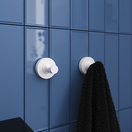 Крючок для полотенца/халата Wellsee Finishing Touch 182520000, белый