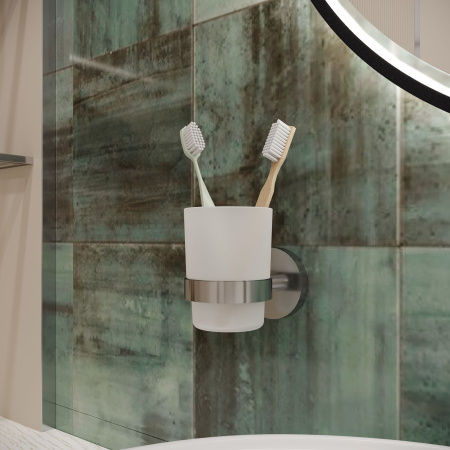 Стакан для зубных щеток с держателем Wellsee Finishing Touch 182506000