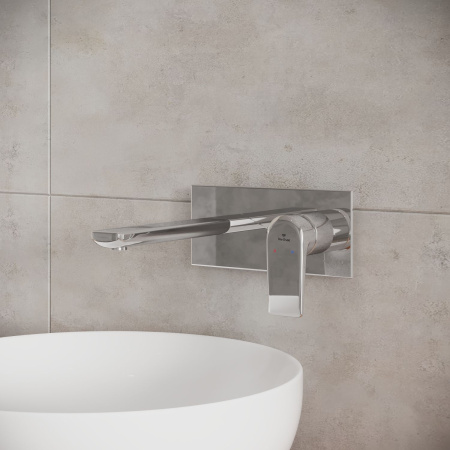 Встраиваемый смеситель для раковины Wellsee ICON! for life 182311001 (с внутренней частью)