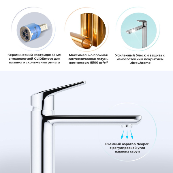 Смеситель для раковины Wellsee ICON! for life 182301000