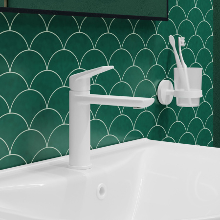 Смеситель для раковины Wellsee ICON! for life 182305000, белый