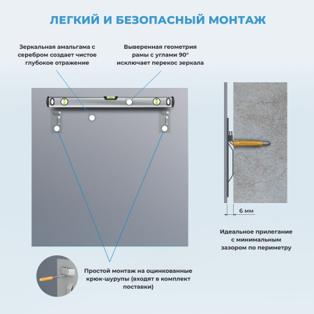 Влагостойкое зеркало Wellsee 7 Rays' Spectrum 172200310, 70 х 70 см Влагостойкое зеркало Wellsee 7 Rays' Spectrum 172200310, 70 х 70 см