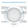 Влагостойкое круглое зеркало Wellsee 7 Rays' Spectrum 172200090, диаметр 100 см Влагостойкое круглое зеркало Wellsee 7 Rays' Spectrum 172200090, диаметр 100 см
