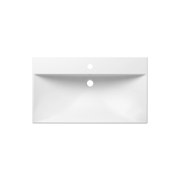Комплект 3 в 1 Lavinia Boho Bathroom Sink 21520640: врезная раковина 80 см, металлический сифон, донный клапан