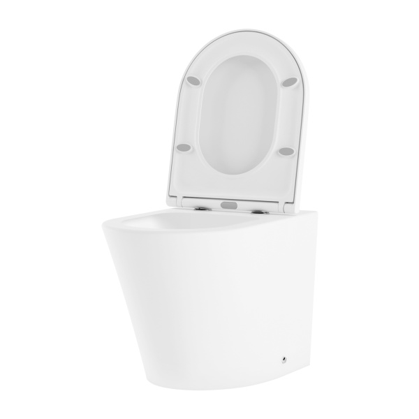 Приставной унитаз с сиденьем микролифт Lavinia Boho Biore 33040040 Приставной унитаз с сиденьем микролифт Lavinia Boho Biore 33040040