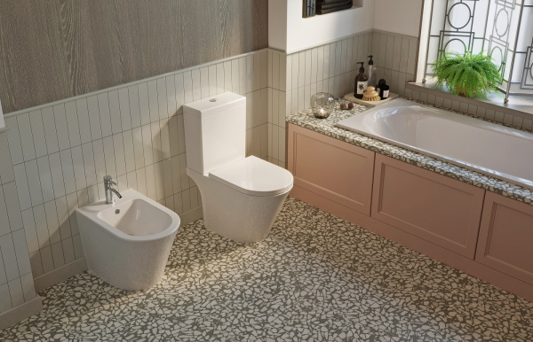 Унитаз-компакт с бачком и сиденьем микролифт Lavinia Boho Biore 33040010 Унитаз-компакт с бачком и сиденьем микролифт Lavinia Boho Biore 33040010