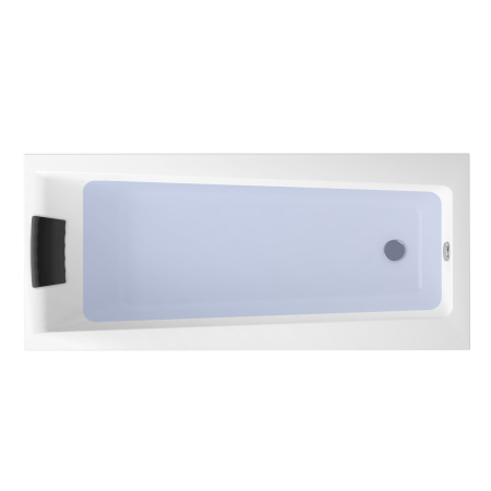 Комплект 4 в 1 Lavinia Boho Rock S2-3707005P, акриловая ванна 150x75 см, усиленный металлический каркас с монтажным набором, мягкий силиконовый подголовник, лицевой экран