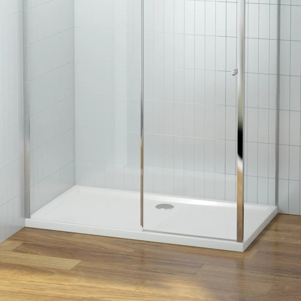 Комплект прямоугольного душевого поддона с сифоном Lavinia Boho One 3701712S, 120 х 80 см