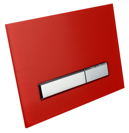 Комплект 4 в 1 инсталляции для подвесного унитаза Lavinia Boho Relfix 77010014 (с красно-белой стеклянной клавишей смыва, звукоизоляцией и крепежом)