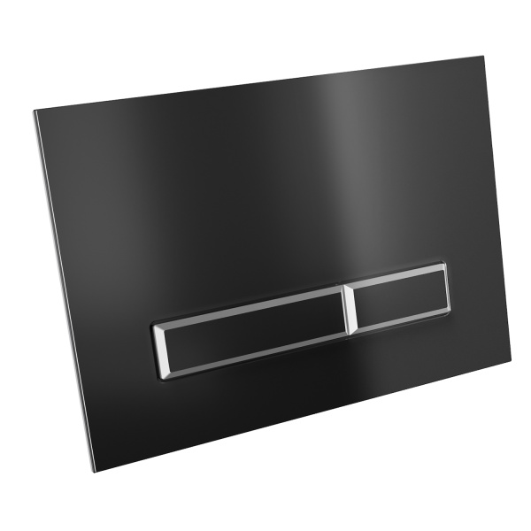 Комплект 4 в 1 инсталляции для подвесного унитаза Lavinia Boho Relfix 77020022 (с черной стеклянной клавишей смыва, звукоизоляцией и крепежом)