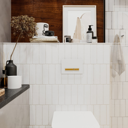 Комплект 4 в 1 инсталляции для подвесного унитаза Lavinia Boho Relfix 77020030 (с бело-коричневой пластиковой клавишей смыва, звукоизоляцией и крепежом)