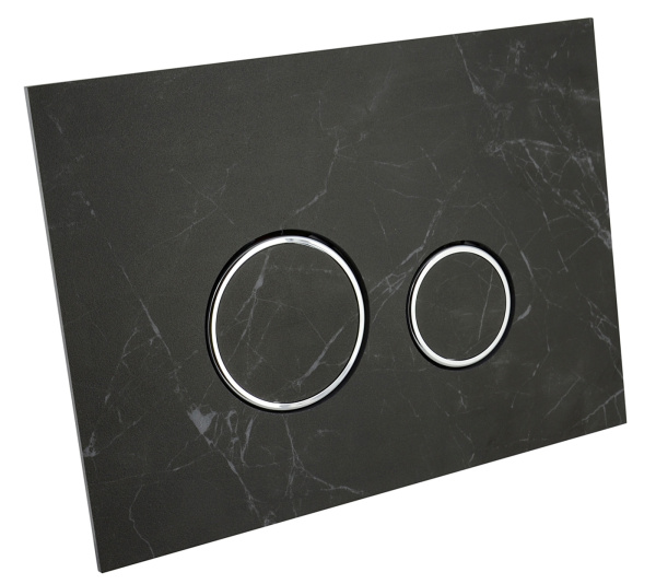 Комплект 4 в 1 инсталляции для подвесного унитаза Lavinia Boho Relfix 77020039 (с черно-серой стеклянной клавишей смыва, звукоизоляцией и крепежом)