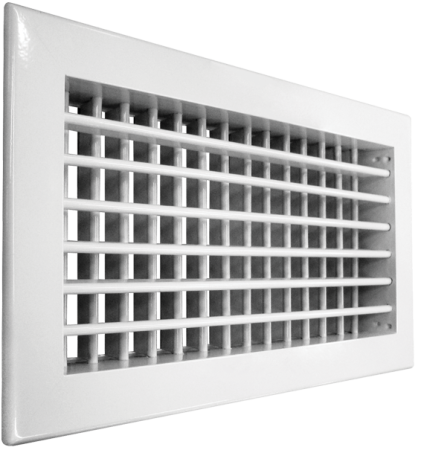 Настенная двухрядная решетка Shuft 2 WA 1000*300