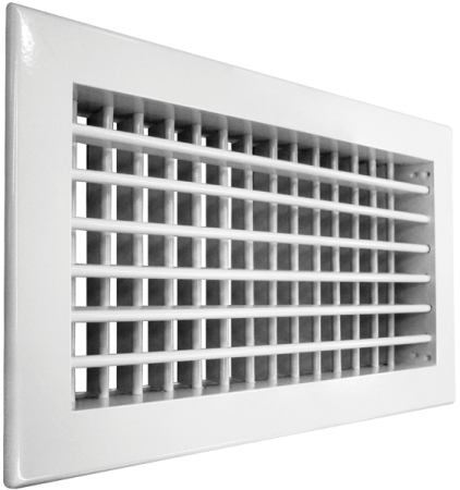 Настенная двухрядная решетка Shuft 2 WA 150*150