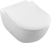 Крышка-сиденье Villeroy & Boch Subway 2.0 9M78S101 с микролифтом, петли хром