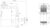 Набор 2 в 1 Vimarr Drainage 5180082002, сифон для раковины, донный клапан без перелива, матовый белый