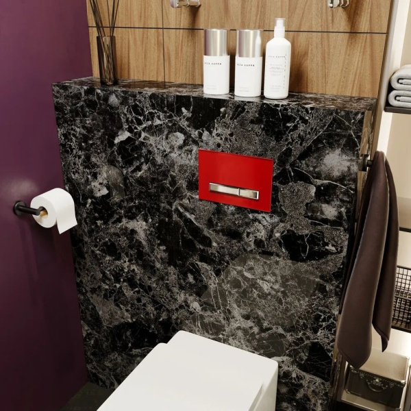 Комплект 2 в 1 Lavinia Boho Relfix 77030038, бачок скрытого монтажа, клавиша смыва