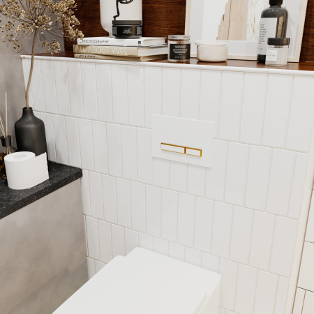 Комплект 3 в 1 Lavinia Boho Relfix 77030076, бачок скрытого монтажа, клавиша смыва, крепление, дозатор
