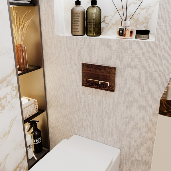 Комплект 5 в 1 Lavinia Boho Relfix 77020054, инсталляция, крепление, клавиша смыва, шумоизоляция, диспенсер