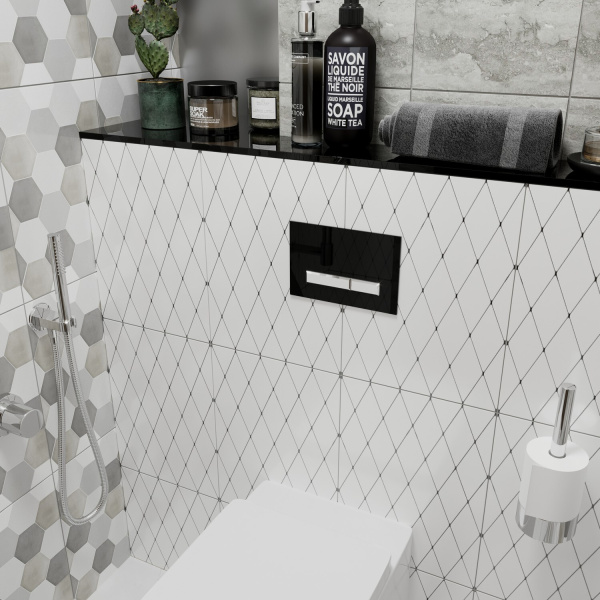 Комплект 5 в 1 Lavinia Boho Relfix 77020060, инсталляция, крепление, клавиша смыва, шумоизоляция, диспенсер