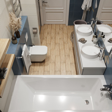 Комплект 6 в 1 Lavinia Boho One Compacto 77050147, премиум с пластиковой серой клавишей, удлиненным крепежом, инсталляцией и унитазом