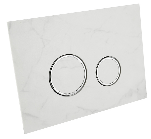 Комплект 6 в 1 Lavinia Boho Aveo Rimless 75110255, премиум с каменной бело-серой клавишей, инсталляцией и унитазом